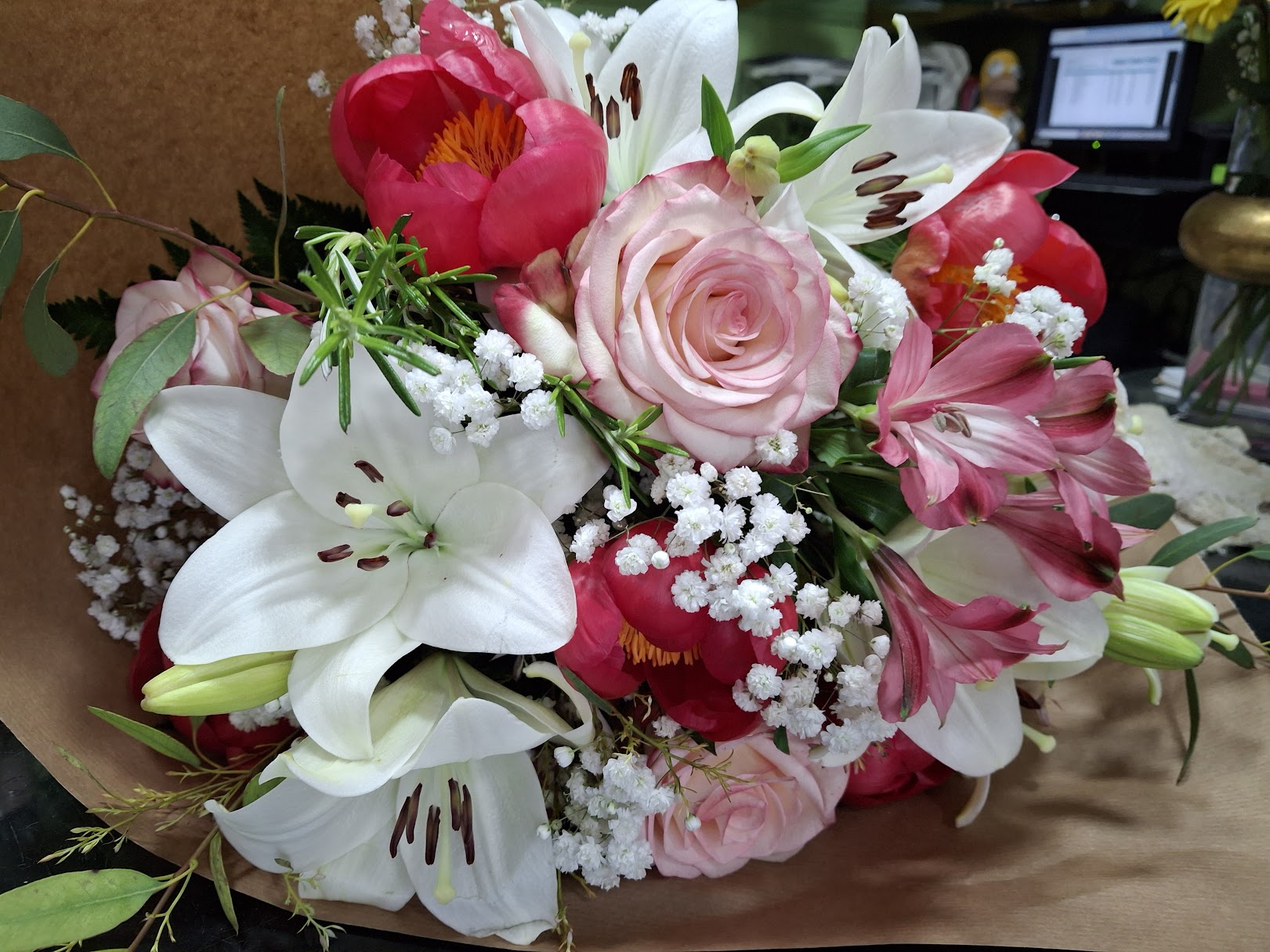Decoración floral de coches de boda